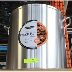 VOLLWRATH 60 QT  ALUMINUM DEEP STOCK POT-NEW