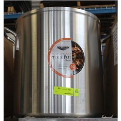 VOLLWRATH ALUMINUM 40QT DEEP STOCK POT-NEW