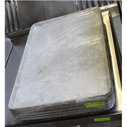 ON CHOICE:  LOT OF 10 ALUMINUM BACKING TRAYS