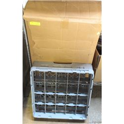 5 NEW 16 COMPARTMENT DISHRACKS