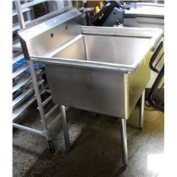 24"X 24" SINGLE COMPARTMENT SINK