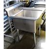 Image 1 : 24"X 24" SINGLE COMPARTMENT SINK