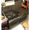 Image 1 : 5' GARLAND STOVE DOUBLE OVEN 36" FLAT TOP AND