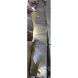 8' STAINLESS STEEL PLATED SHELF