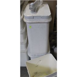 LOT OF 2 INGREDIENT BINS 10" WIDE