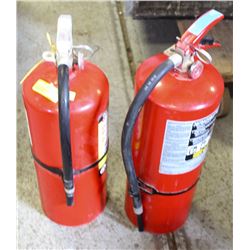 LOT OF TWO 20LB FIRE EXTINGUISHERS