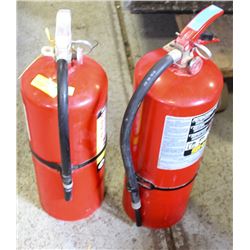 LOT OF TWO 20LB FIRE EXTINGUISHERS
