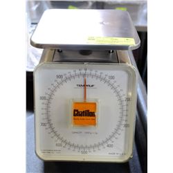 CHATILLON COMMERCIAL SCALE CAPACITY 1000G X 2G