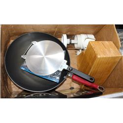 KITCHEN AID FRYING PAN, CREPES PAN, CUISINART