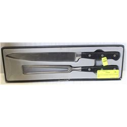 NELLA 8" CARVING KNIFE & 6" FORK SET