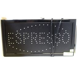 LED ESPRESSO SIGN 19" X 10"