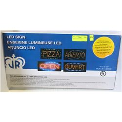 19" X 10" LED OPEN SIGN