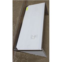 16" X 48" STAINLESS WALL SHELF