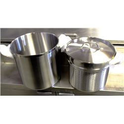 NEW 20QT STOCK POT WITH STEAMER