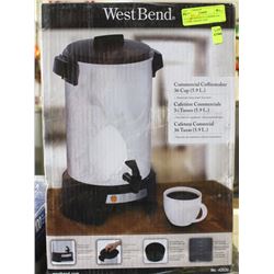 NEW WESTBEND 36 CUP COMMERCIAL COFFEE MAKER