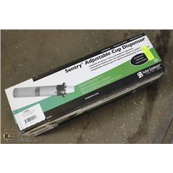 CUP DISPENSER, ADJUSTABLE, PLASTIC FOAM PAPER CUPS