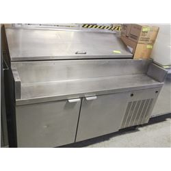 2-DOOR STAINLESS STEEL PREP STATION 60" x 30"