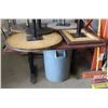 Image 1 : LOT OF 3 SQUARE RESTAURANT TABLES-2 LARGE, 1 SMALL