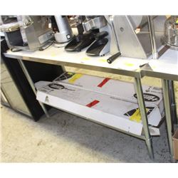 60" x 24" STAINLESS STEEL PREP-WORK TABLE-NEW