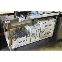 30" x 48" STAINLESS TABLE & SINK-CSA APPROVED