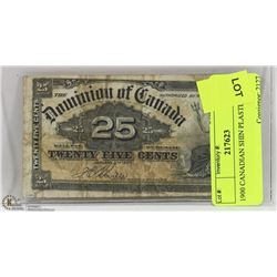 1900 CANADIAN SHIN PLASTER