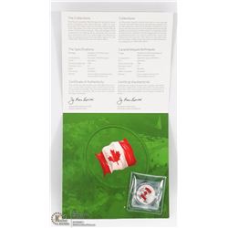 2015 CANADIAN FLAG $25 DOLLAR