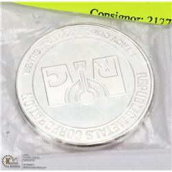 REPUBLIC METALS 1 TROY OUNCE SILVER COIN
