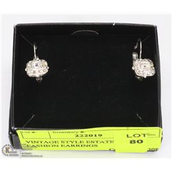 VINTAGE STYLE ESTATE CLIP -ON FASHION EARRINGS