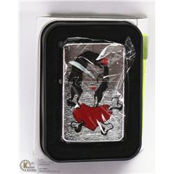 NEW ZIPPO STYLE LIGHTER W/ A PIN UP GIRL