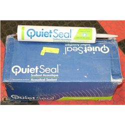 CASE OF 9 QUIET SEAL SEALANT CAULKING