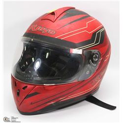 RJAYS RED MOTORCYCLE HELMET