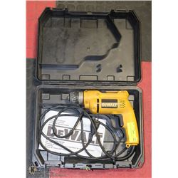 DEWALT 3/8" DRILL WITH CASE.