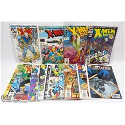 ESTATE COLLECTION OF 15 PLUG XMEN COMICS.