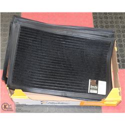 FLAT OF 9 ANTI SLIP FLOOR MATS 23"X16" RUBBER BACK