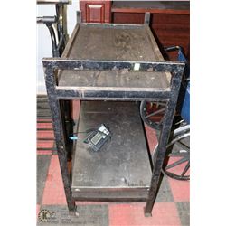 HEAVY METAL CART WITH UNTESTED COMMERCIAL SCALE