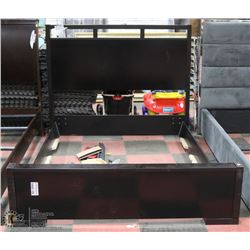 BLACK QUEEN SIZE BEDFRAME