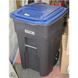 NEW 180L / 48 GALLON  TOTER BIN ON WHEELS