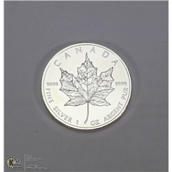 CANADIAN MAPLE LEAF .999 SILVER COIN.