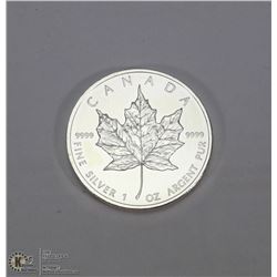CANADIAN MAPLE LEAF .999 SILVER COIN.