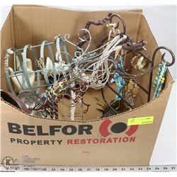 LARGE BOX OF PAWN SHOP JEWELLERY