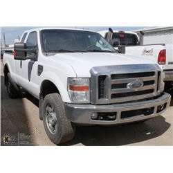 UNRESERVED !! 2008 FORD F250 XLT 4X4, CREW CAB
