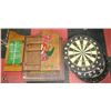 LOT OF 5 DARTBOARD ACCESSORIES INCL CABINETS &