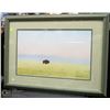 FRAMED BUFFALO PRINT BY JOSH KOLAY