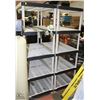 PAIR OF 6' PLASTIC SHELVING