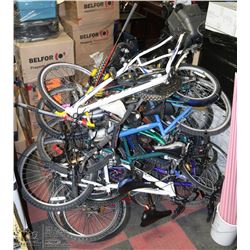 STACK OF BIKES AS IS