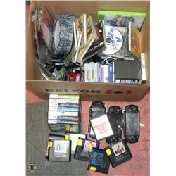 BOX OF PAWN SHOP VIDEO GAMES & MORE