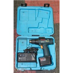 BOSCH 12 VOLT CORDLESS DRILL. TOOLS