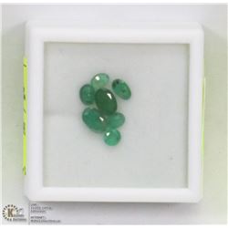10) GENUINE EMERALD GEMSTONES