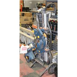 RYOBI COMPOUND SLIDING MITRE SAW WITH RIGID