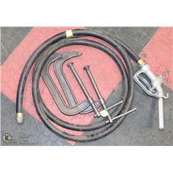 HEAVY DUTY GAS NOZZLE SOLD WITH 2 8" C-CLAMPS